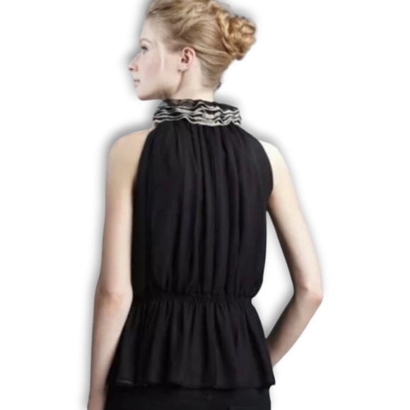Robert Rodriguez Sleeveless Ruffle Top - Picture 3 of 16